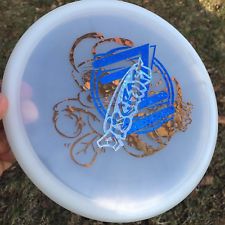 DISCRAFT 1-Of-A-Kind Unique Multistamp Glow Z Buzzz Buzz Disc Golf Midrange Disc