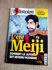 REVUE  L'HISTOIRE  N° 451  DE  SEPTEMBRE  2018  /  L'ERE  MEIJI