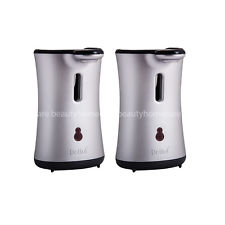 2 x DETTOL NO TOUCH HAND WASH SYSTEM MACHINE UNIT GADGET DISPENSER SILVER