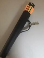 SET 8 Alubolzen 20" schwarz 2219 Armbrustbolzen + Köcher + Wachs, Ek Archery