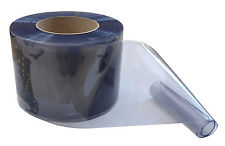 PVC Streifenvorhang Lamellen Streifen  300x3mmx50mtr klare Rolle