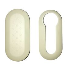 GUSCIO COVER CHIAVE BIANCO PANNA FIAT GRANDE PUNTO BRAVO 500 LANCIA YPSILON 