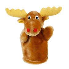 Handpuppe Elch "Erasmus" Plüsch Puppe Kuscheltier Stofftier Kinderplüsch