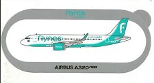 EXCLU !!! STICKER AUTOCOLLANT AIRBUS A320neo FLYNAS Saudi air - NOUVEAU NEW !!! 
