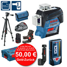 BOSCH Linienlaser GLL 3-80 C Laser-Empfänger LR7 L-BOXX  Stativ BT150 50€ zurück