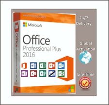 Genuine MS Office 2016  Pro Plus License Key 32/64BIT/1PC/Global Version/