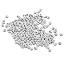 500 Perles Acier Inoxydable Rond Pr Bijoux Création DIY 2.4x2.4mm