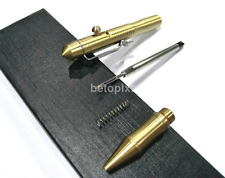 Bolt Type Handmade Brass Pen Tactical Brass Copper Gel Pen