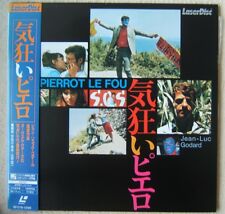 PIERROT LE FOU - JEAN PAUL BELMONDO LASERDISC NTSC JAPON