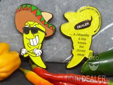 Jalapeño Geocoin "Würziger Willi" - GELB RE / unaktiviert / NEU