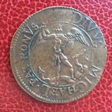 Pays Bas Espagnols - Très joli jeton -1667 (Chronogramme) - Saint-Michel /dragon