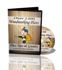 Over 1300 Woodworking Plans on DVD - Summer house - Shed - Table - Furniture etc