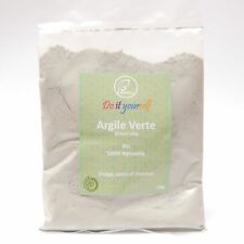 Argile Verte en poudre Bio 100g, Pure et Naturelle, Peaux Grasses