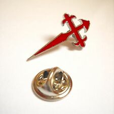 Pin´s Croix Chemin de Saint Jacques De Compostelle Souvenir pèlerin 