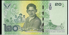 Thailande THAILAND Billet 20 BAHT 2017 COMMEMORATIVE ROI RAMA ETUDIANT NEUF UNC