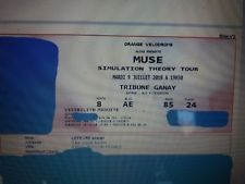 PLACE CONCERT MUSE VÉLODROME MARSEILLE X 2