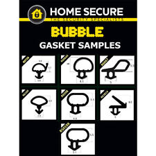 Bubble Gasket - Rubber Door And Window Seal Gasket Black uPVC Gasket Sample Pack