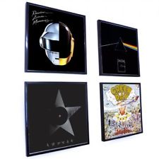 Vinyl Frame Wall Album Art Display Frame for LP Record Cover Sleeve 12" Black 