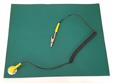 490mm x 300mm ESD Anti Static Mat Grounding + Cord Kit Phone Shock Repair Earth