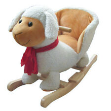 Animal à bascule cheval à bascule pour enfant et bébé avec effets sonores Mouton