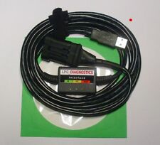 AC STAG /FEMITEC/ LOVATO/ AGIS LPG GPL Diagnose Kabel USB INTERFACE+Software/Anl