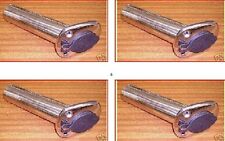 4 PORTE CANNE EN INOX A ENCASTRER 