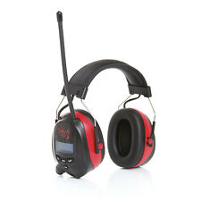 SKS 1195 DAB+ Kapselgehörschutz rot/schwarz Radio Digital FM & Bluetooth, SNR 30