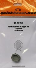 Quickboost 1/48  Polikarpov I-16 Type 10 Exhaust for  Eduard kits # 48059