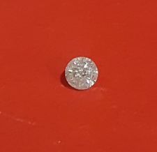 0.88ct Diamante Naturale CERTIFICATO IGL G color I2 clarity ROUND Good cut 