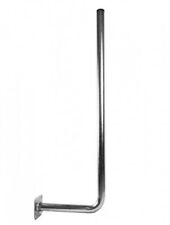 Wandhalter 30cm Stahl 120cm Mast SAT Antenne Halter Balkonhalterung mit Schellen