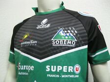 Ancien MAILLOT porté? UNION SPORTIVE US MONTMELIAN RUGBY #73 Jersey Maglia Shirt