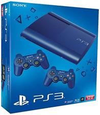 Sony Playstation 3 / PS3 SUPER SLIM 12 GB BLAU - NEU & OVP - inkl. 2 Controller