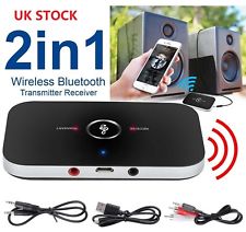 2 in 1 Wireless Bluetooth Audio Transmitter Receiver HIFI Music Adapter AUX RCA