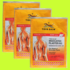 3 sachets de 2 patchs baume du tigre 10 x 14 cm / 3 tiger balm medicated plaster