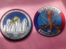 INSIGNE ECUSSON POLICE BADGE PATCH BAC 94 SWAT CRETEIL BOISSY SAINT LEGER LOT
