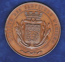 MEDAILLE  SOCIETE DES CANOTIERS D'AMIENS