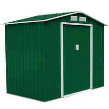 XXL Metall Gerätehaus Grün Geräteschuppen Garten Schuppen Gartenhaus 6x8 SVITA