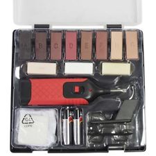 19pc Hardwood Laminate Wooden Wood Floor Repair Kit Wax Chip Scratch With Case