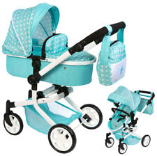 Bayer Chic 2000 Puppenwagen Mika 2in1 Sternchen mit Wickeltasche (Mint-Weiß) NEU