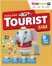 Thailand Sim Card Prepaid 3 GB Data LTE + 100 Baht internat. Call + Text Credit