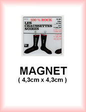 CHAUSSETTES NOIRES MITCHELL N° 7 magnet / aimant 4,3 cm x 4,3 cm HEY PONY