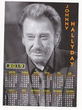 JOHNNY HALLYDAY Calendrier 2019 en carte postale n° ATHQ 309