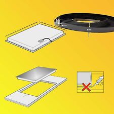 2,5 m Dichtband Dichtung Moosgummi universell für Glaskeramik Kochfeld Herd