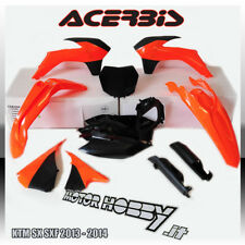KIT PLASTICHE FULL KIT ACERBIS KTM SX SXF 125-250-250-450 2015 ARANCIO FLUO NERO