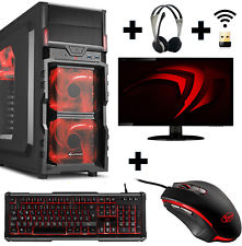 Gamer PC Komplett-Set AMD 9600 4x 3,4Ghz A8 Radeon R7 8GB 1TB Gaming Win10 Wlan