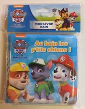 LIVRE de bain PAW PATROL Pat Patrouille Au bain les chiens ! BEBE enfant