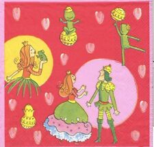 Lot de 2 Serviettes en papier Prince Princesse Decoupage Collage Decopatch