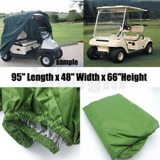 95" Green 2 Passenger Golf Cart Protect Cover Waterproof For Yamaha EZ Club Cart