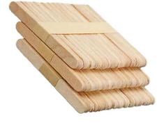 50 Bâtonnets Glace Bois Pour Moule Glaçon Café Thé Baguette Bâton Esquimaux