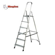 SCALA SCALETTO IN ALLUMINIO CON PEDANA (5 GRADINI + PEDANA) BY FOXTRADE